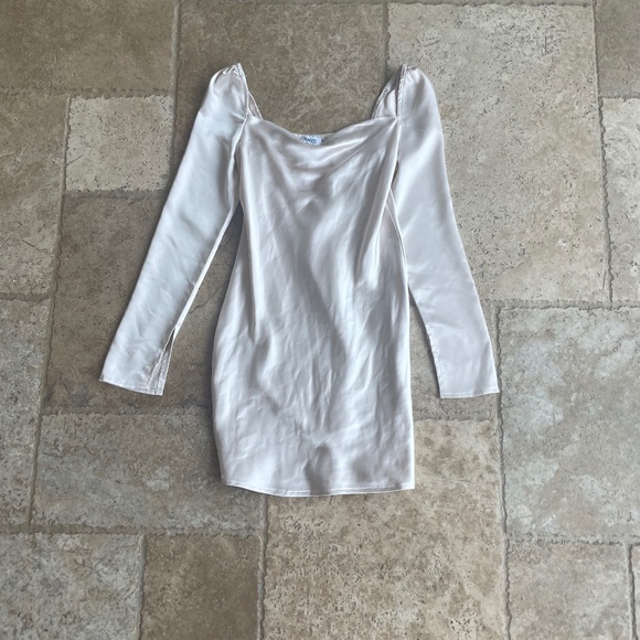 Princess Polly Champagne Mini Dress - Picture 1 of 3